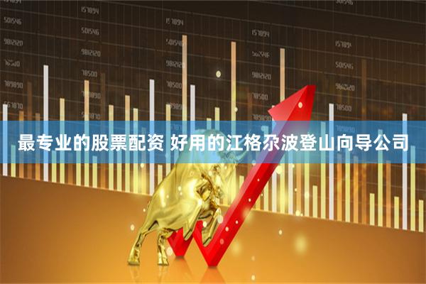 最专业的股票配资 好用的江格尕波登山向导公司